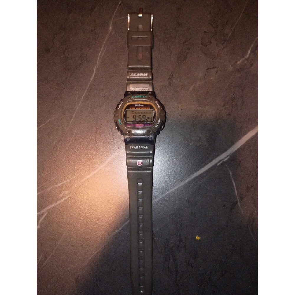 a vintage Wilson Glowatch Trailsman